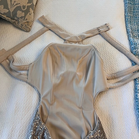 FAVIANA Sequin Halter Gown - Picture 13 of 16